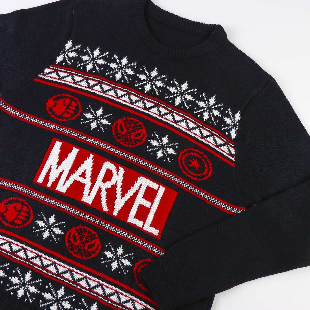 Unisex neulepusero Marvel Tummansininen